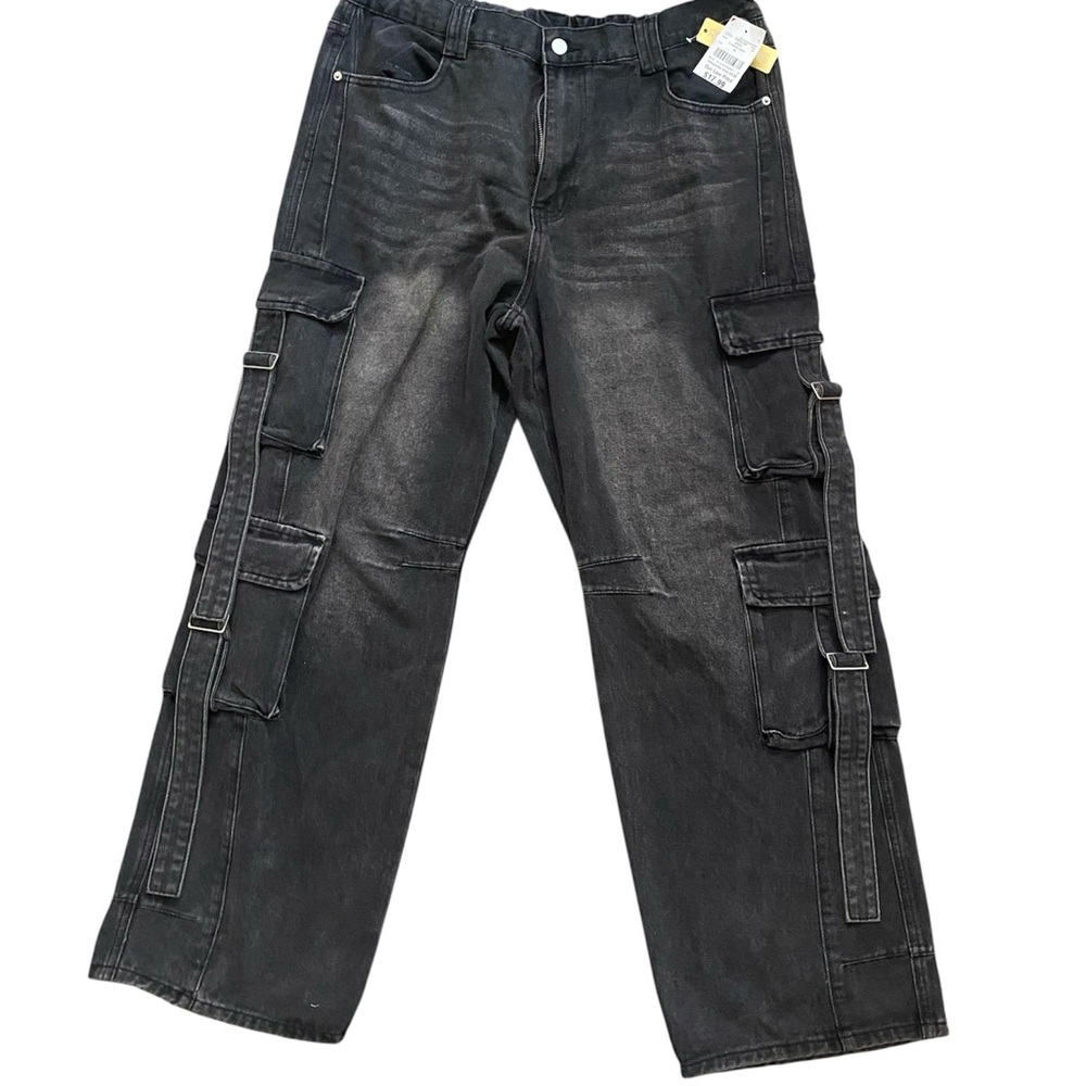 Black Straight Leg Pants with Durable Design